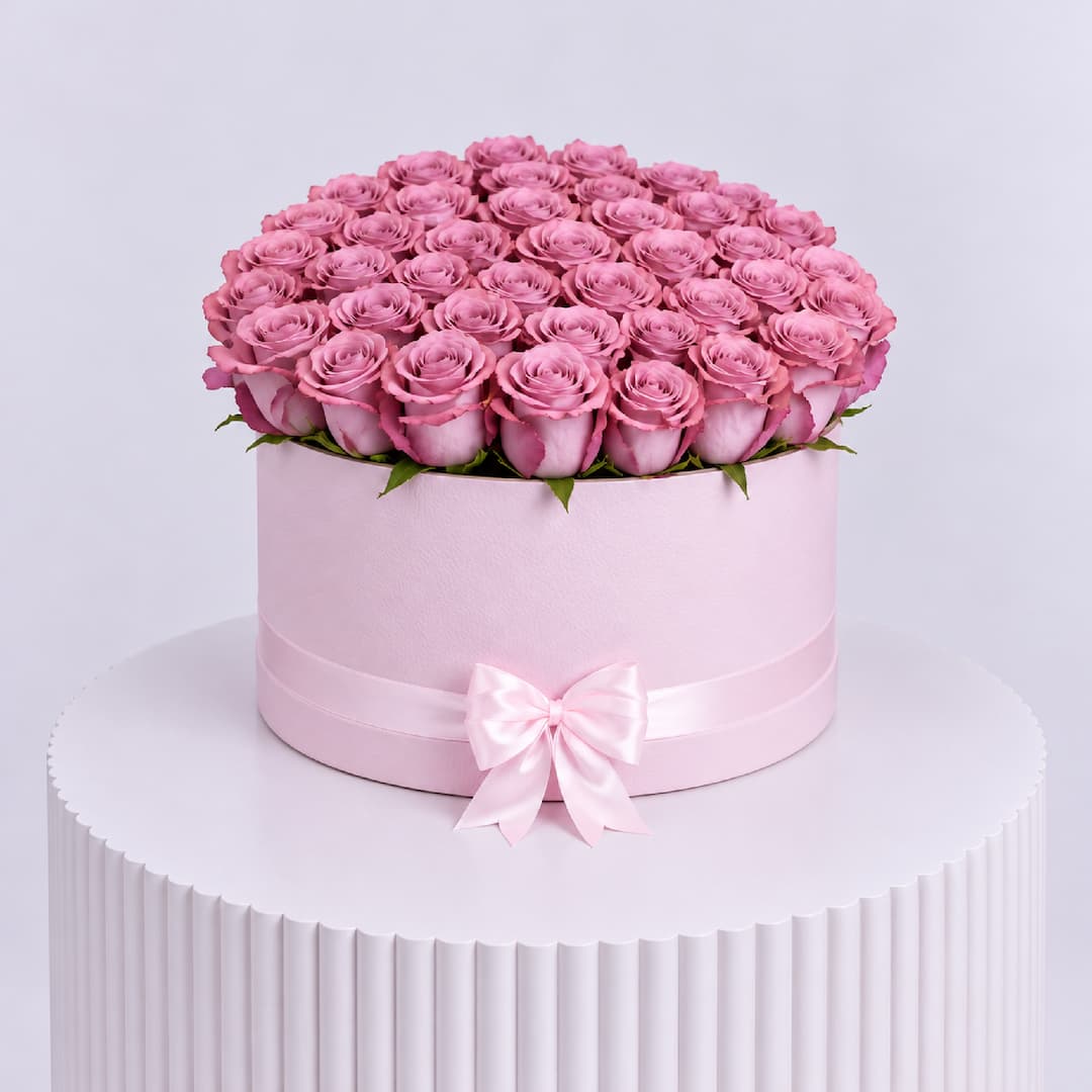 Mauve Rose Pink Box