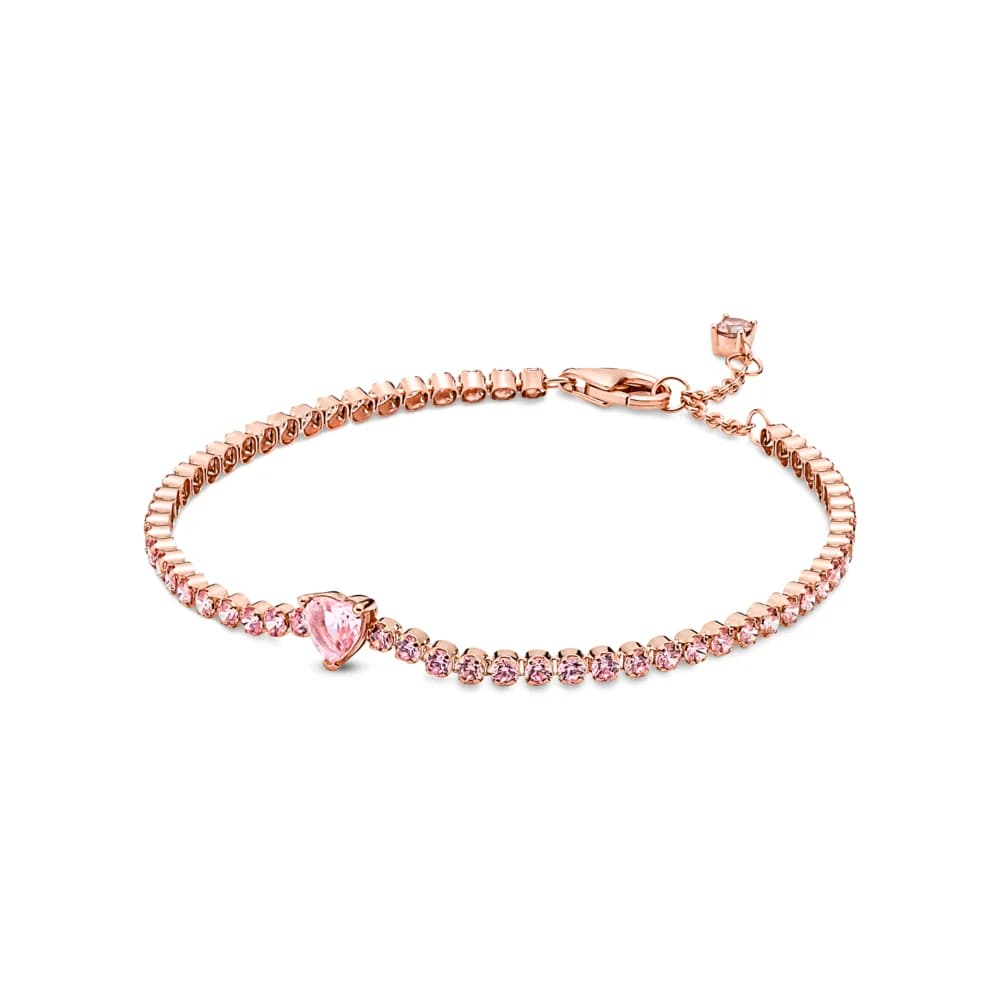 Sparkling Heart Bracelet